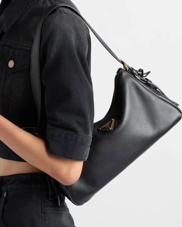 Shoulder Bags | Shoulder Bags*Prada Aimée medium leather shoulder bag Black