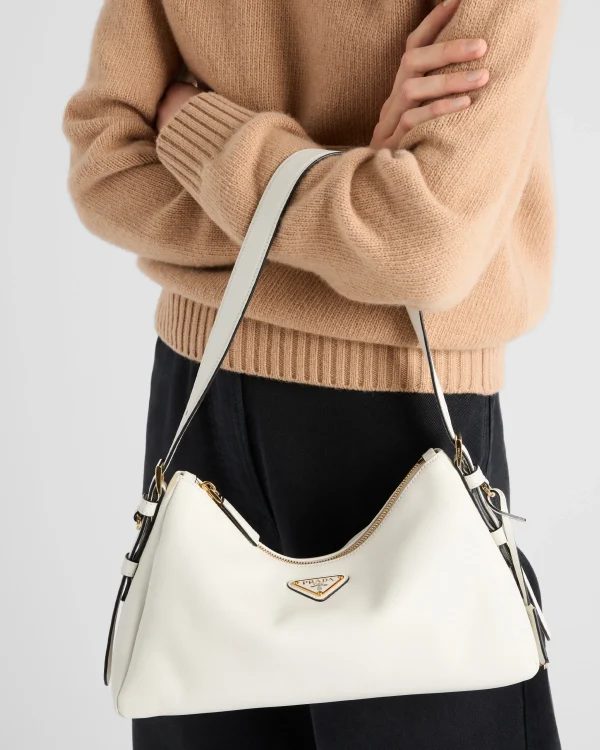 Shoulder Bags | Shoulder Bags*Prada Aimée medium leather shoulder bag White