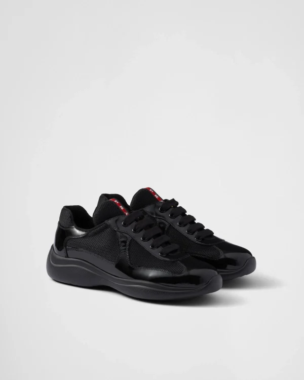 Sneakers | Women's Collection*Prada America's Cup biker fabric sneakers Black