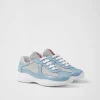 Sneakers | Women's Collection*Prada America's Cup biker fabric sneakers Lightblue