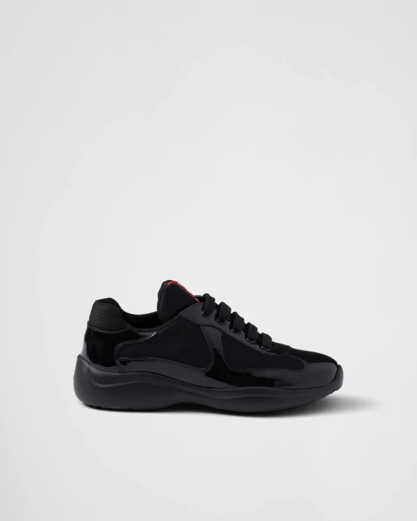 Sneakers | Women's Collection*Prada America's Cup biker fabric sneakers Black