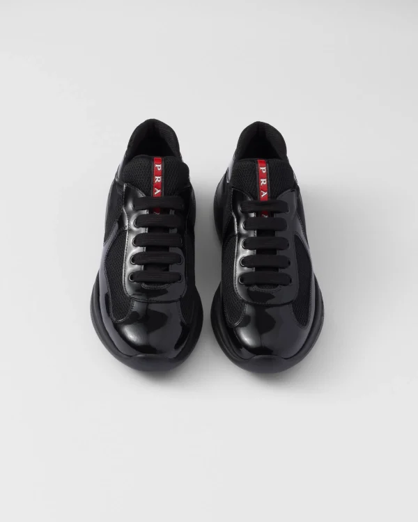 Sneakers | Women's Collection*Prada America's Cup biker fabric sneakers Black