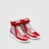 America's Cup | Sneakers*Prada America’s Cup high-top sneakers Red/silver