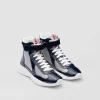 America's Cup | Sneakers*Prada America’s Cup high-top sneakers Royalblue/silver