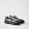 America's Cup | Sneakers*Prada America's Cup Soft rubber and bike fabric sneakers Black