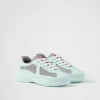 Sneakers | Women's Collection*Prada America's Cup Soft rubber and bike fabric sneakers Glass