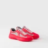 America's Cup | Sneakers*Prada America's Cup Soft rubber and bike fabric sneakers Red