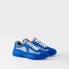 America's Cup | Sneakers*Prada America's Cup Soft rubber and bike fabric sneakers Sapphireblue