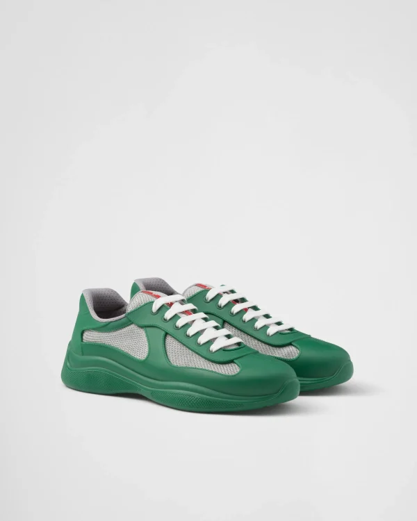 America's Cup | Sneakers*Prada America's Cup Soft rubber and bike fabric sneakers Green