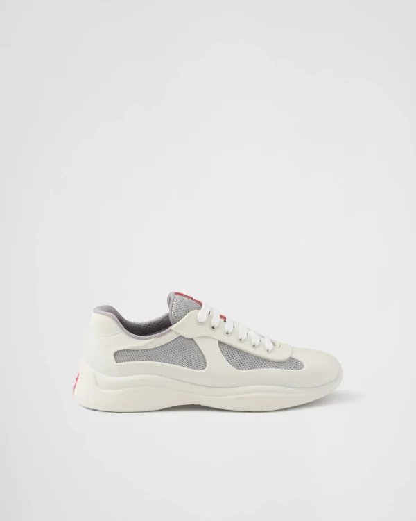 America's Cup | Sneakers*Prada America's Cup Soft rubber and bike fabric sneakers Cream