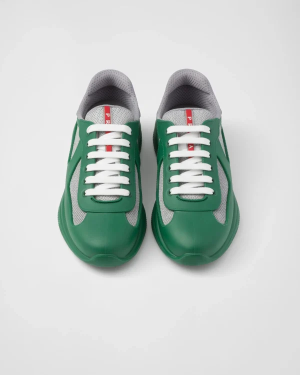 America's Cup | Sneakers*Prada America's Cup Soft rubber and bike fabric sneakers Green