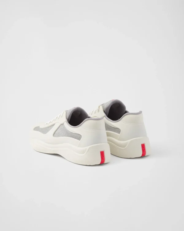 America's Cup | Sneakers*Prada America's Cup Soft rubber and bike fabric sneakers Cream