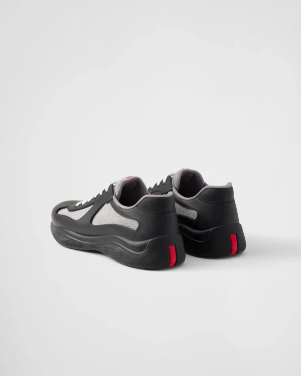 America's Cup | Sneakers*Prada America's Cup Soft rubber and bike fabric sneakers Black