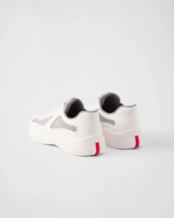 America's Cup | Sneakers*Prada America's Cup Soft rubber and bike fabric sneakers White