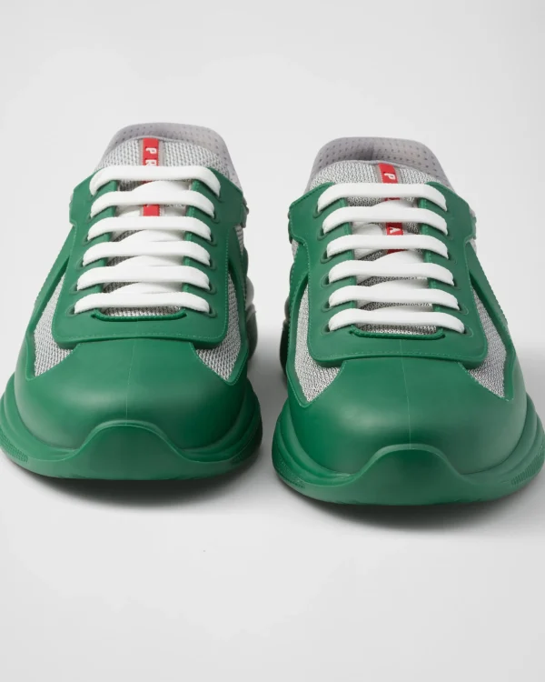 America's Cup | Sneakers*Prada America's Cup Soft rubber and bike fabric sneakers Green