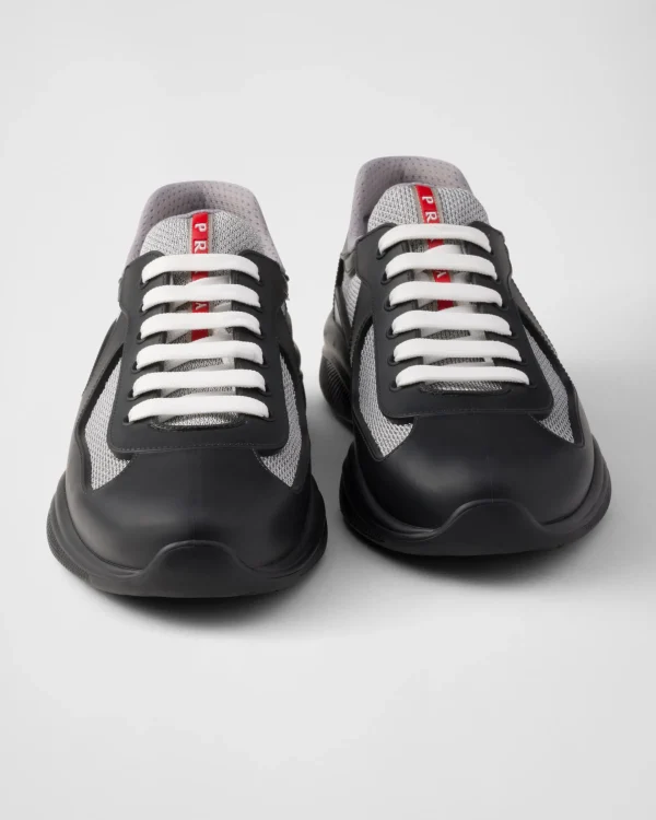 America's Cup | Sneakers*Prada America's Cup Soft rubber and bike fabric sneakers Black