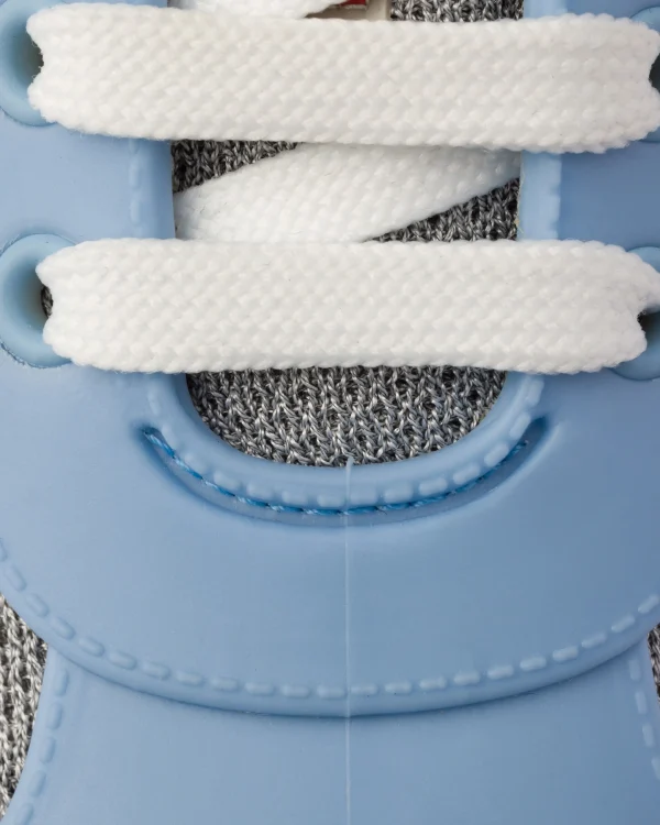 Sneakers | Women's Collection*Prada America's Cup Soft rubber and bike fabric sneakers Lightblue