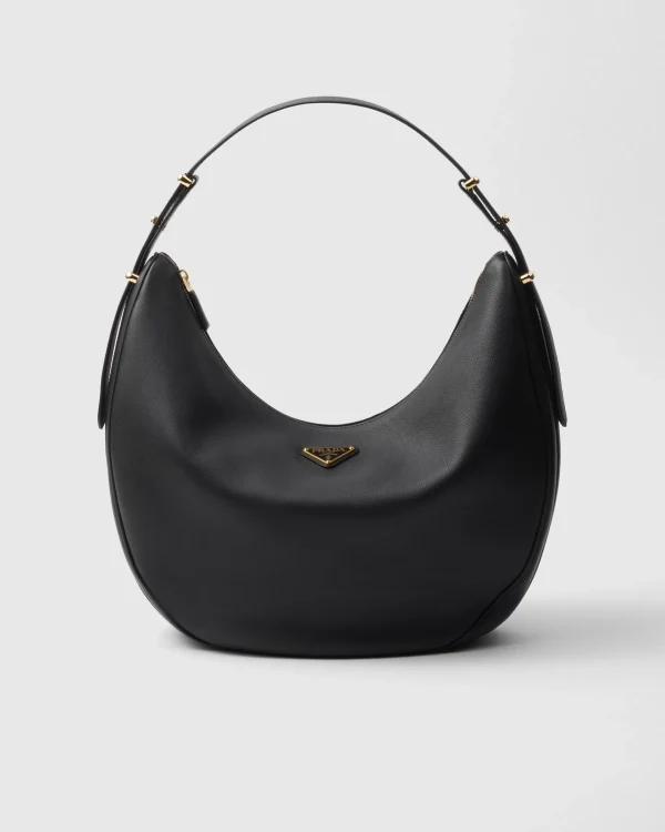 Shoulder Bags | Shoulder Bags*Prada Arqué large leather shoulder bag Black