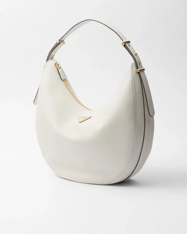 Shoulder Bags | Shoulder Bags*Prada Arqué large leather shoulder bag White