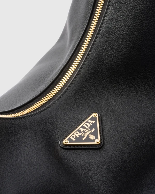 Shoulder Bags | Shoulder Bags*Prada Arqué large leather shoulder bag Black