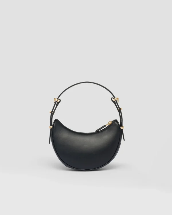 Mini Bags | Mini Bags*Prada Arqué leather mini shoulder bag Black