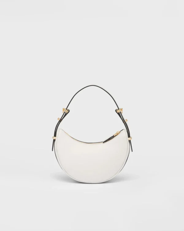 Shoulder Bags | Shoulder Bags*Prada Arqué leather mini shoulder bag White