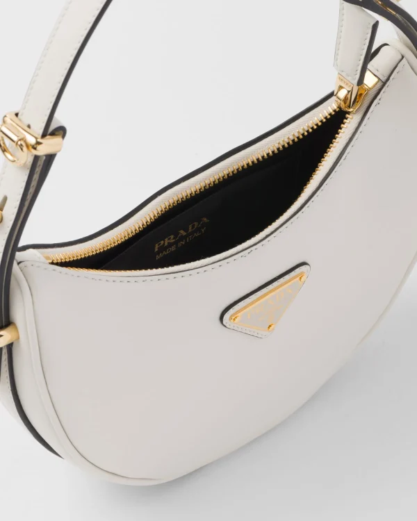 Shoulder Bags | Shoulder Bags*Prada Arqué leather mini shoulder bag White