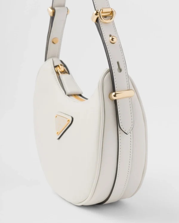 Shoulder Bags | Shoulder Bags*Prada Arqué leather mini shoulder bag White