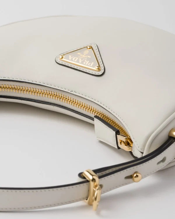 Shoulder Bags | Shoulder Bags*Prada Arqué leather mini shoulder bag White