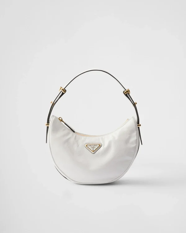 Mini Bags | Mini Bags*Prada Arqué naplak patent leather shoulder bag White