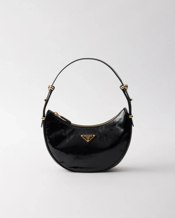 Shoulder Bags | Shoulder Bags*Prada Arqué naplak patent leather shoulder bag Black