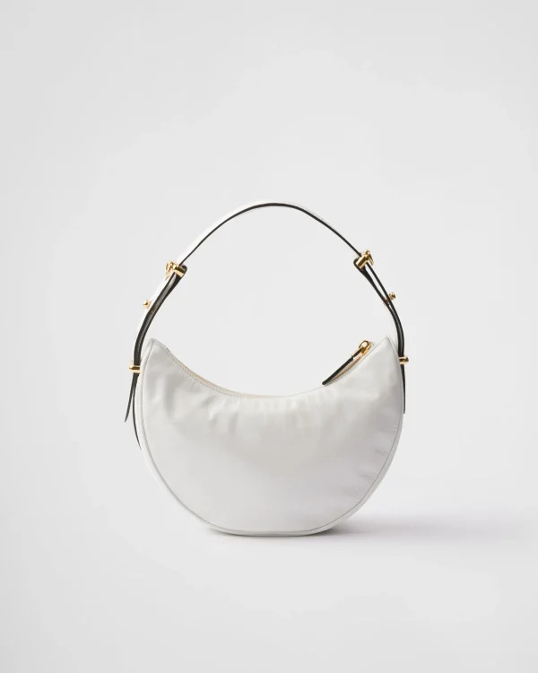 Mini Bags | Mini Bags*Prada Arqué naplak patent leather shoulder bag White