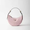 Mini Bags | Mini Bags*Prada Arqué small leather shoulder bag Alabaster