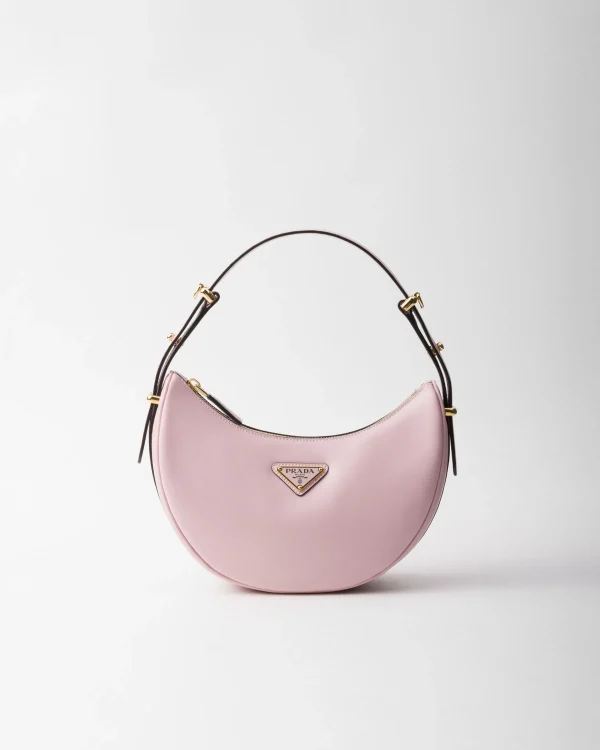 Mini Bags | Mini Bags*Prada Arqué small leather shoulder bag Alabaster