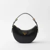 Mini Bags | Mini Bags*Prada Arqué small leather shoulder bag Black