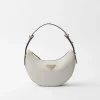 Mini Bags | Mini Bags*Prada Arqué small leather shoulder bag White