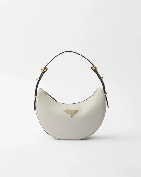 Mini Bags | Mini Bags*Prada Arqué small leather shoulder bag White