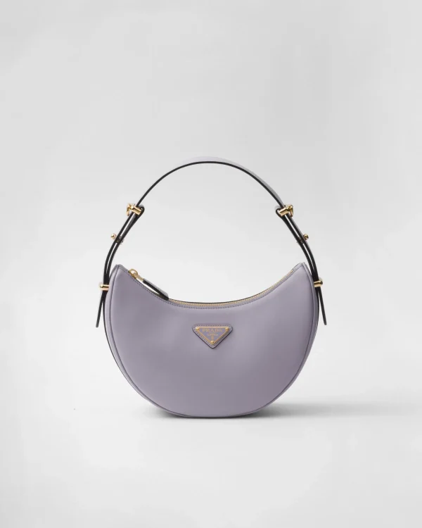 Mini Bags | Mini Bags*Prada Arqué small leather shoulder bag Wisteria