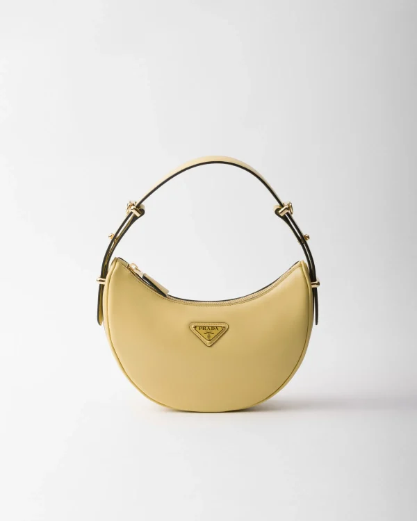 Mini Bags | Mini Bags*Prada Arqué small leather shoulder bag Vanilla