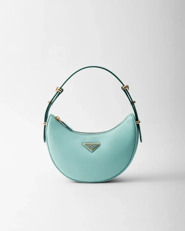 Mini Bags | Mini Bags*Prada Arqué small leather shoulder bag Jade