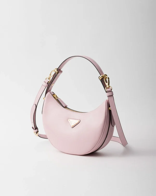 Mini Bags | Mini Bags*Prada Arqué small leather shoulder bag Alabaster