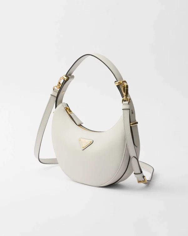 Mini Bags | Mini Bags*Prada Arqué small leather shoulder bag White