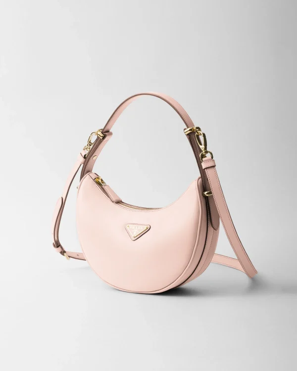 Mini Bags | Mini Bags*Prada Arqué small leather shoulder bag Peach