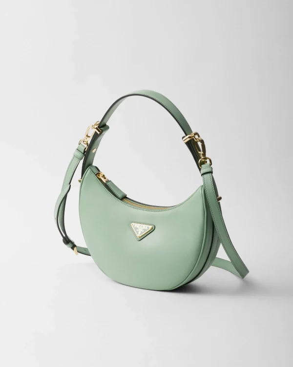 Mini Bags | Mini Bags*Prada Arqué small leather shoulder bag Aquamarine