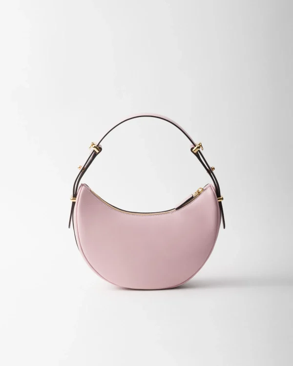 Mini Bags | Mini Bags*Prada Arqué small leather shoulder bag Alabaster