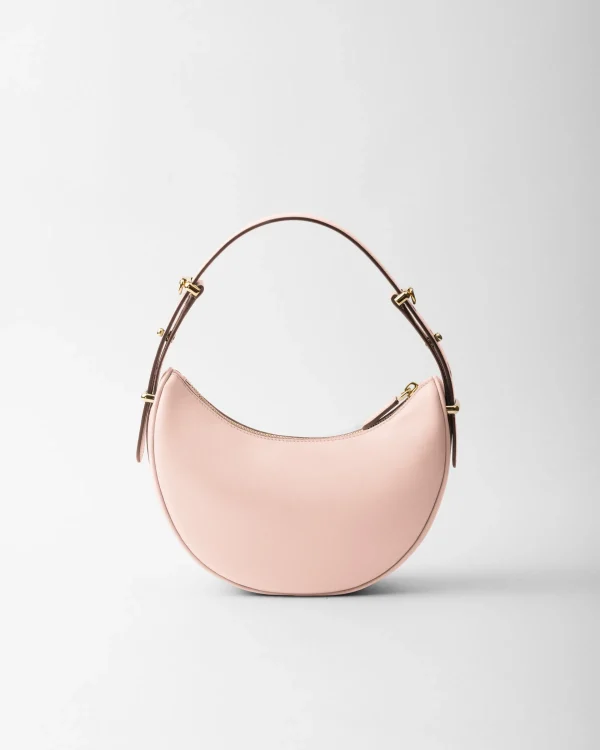 Mini Bags | Mini Bags*Prada Arqué small leather shoulder bag Peach