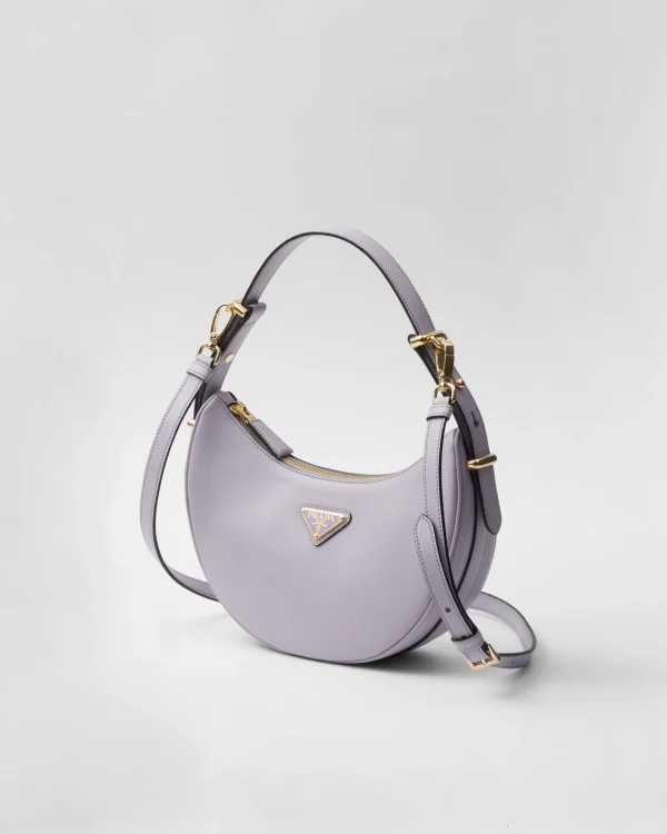 Mini Bags | Mini Bags*Prada Arqué small leather shoulder bag Wisteria