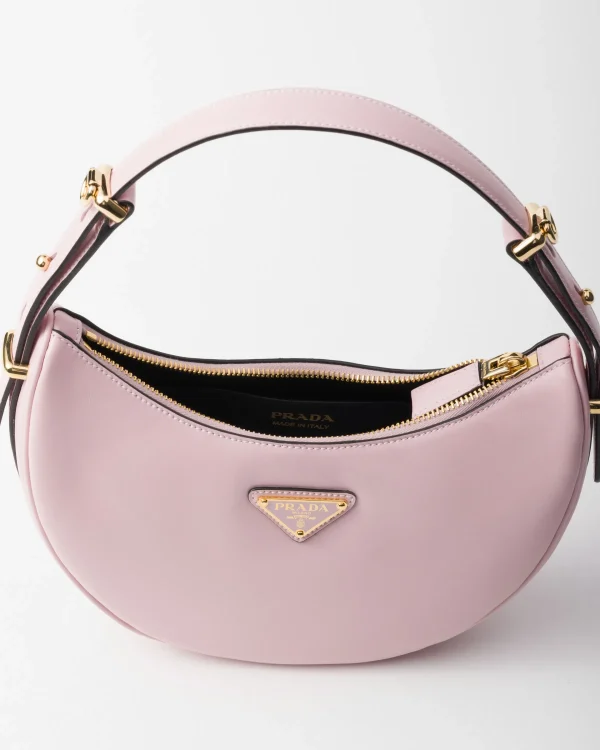 Mini Bags | Mini Bags*Prada Arqué small leather shoulder bag Alabaster