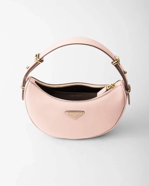 Mini Bags | Mini Bags*Prada Arqué small leather shoulder bag Peach