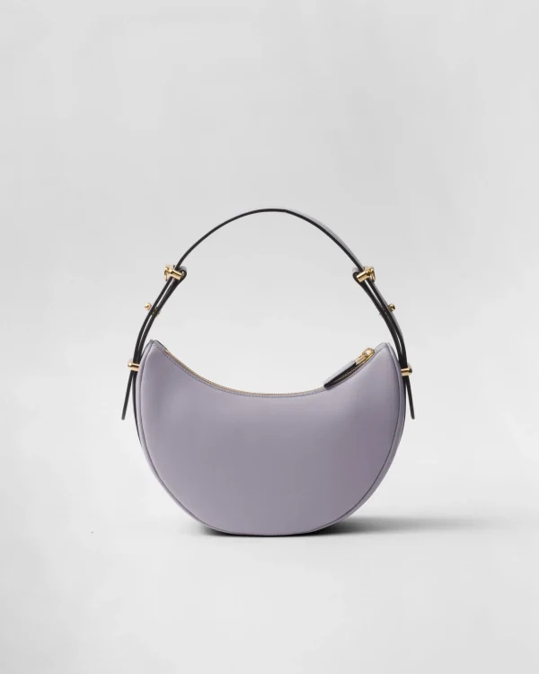 Mini Bags | Mini Bags*Prada Arqué small leather shoulder bag Wisteria